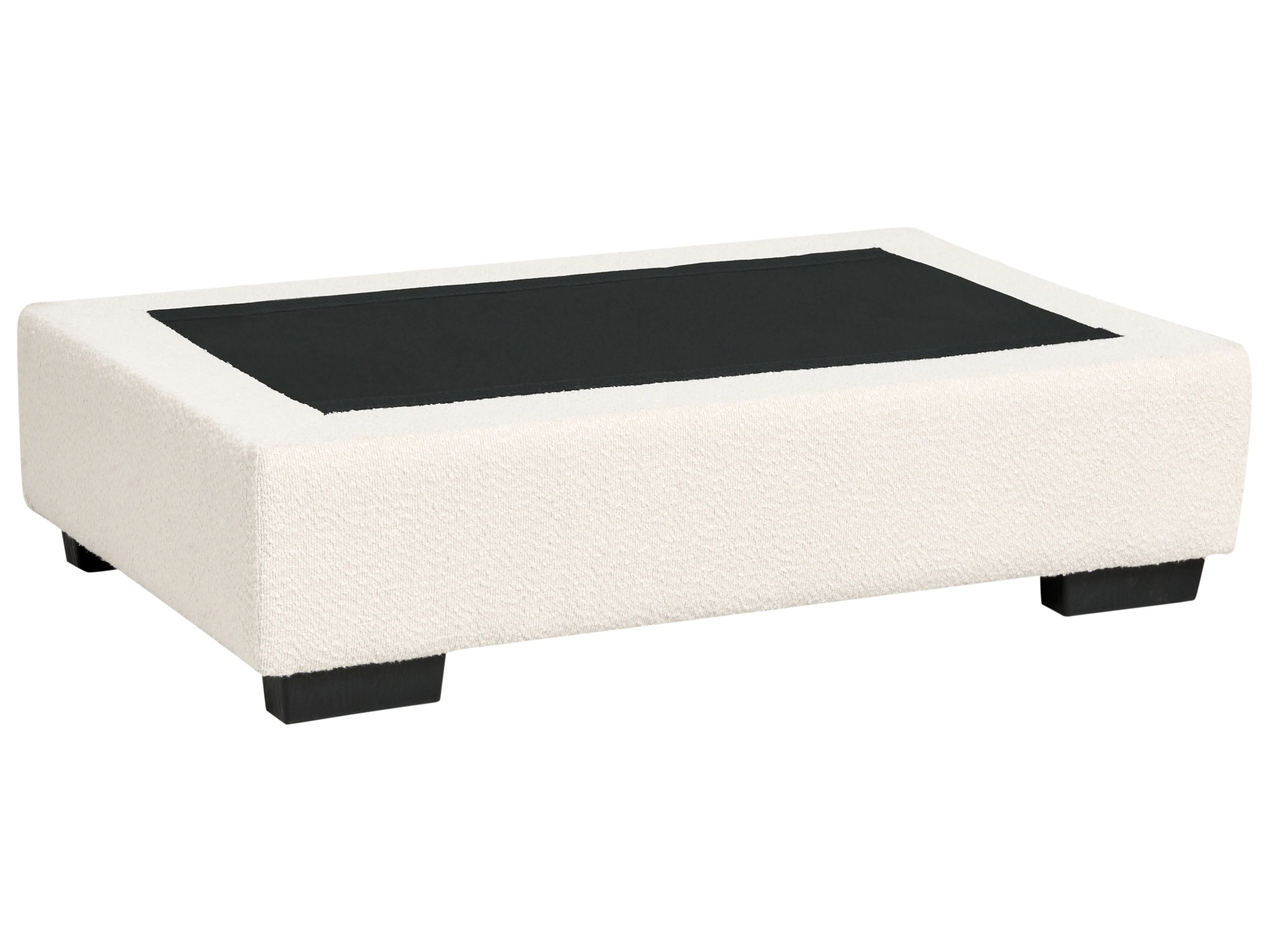 Ottomaan KOLDING Bouclé Lichtbeige