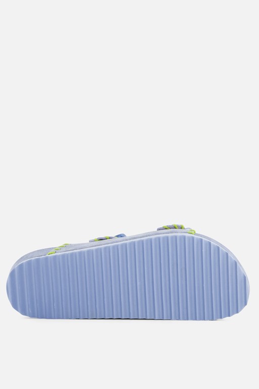 Colors of California Sandalen blauw Suede