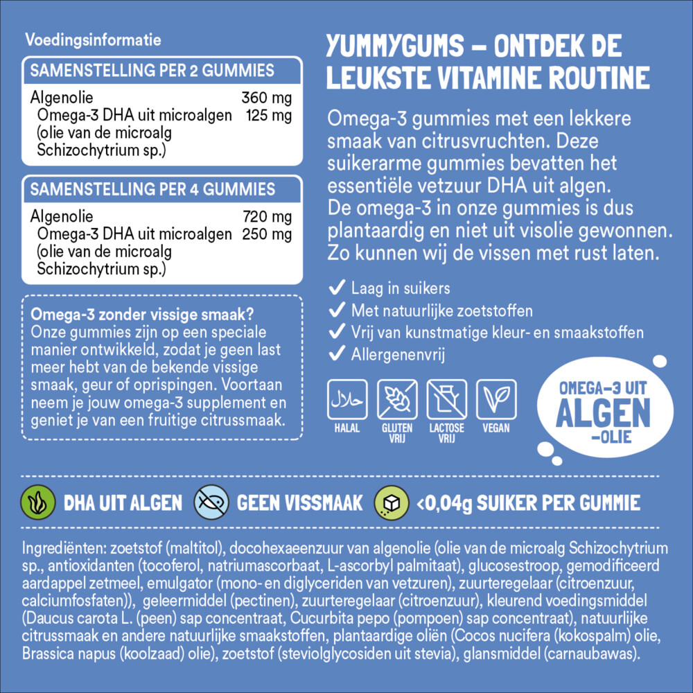 Yummygums Vegan Omega-345 gummies