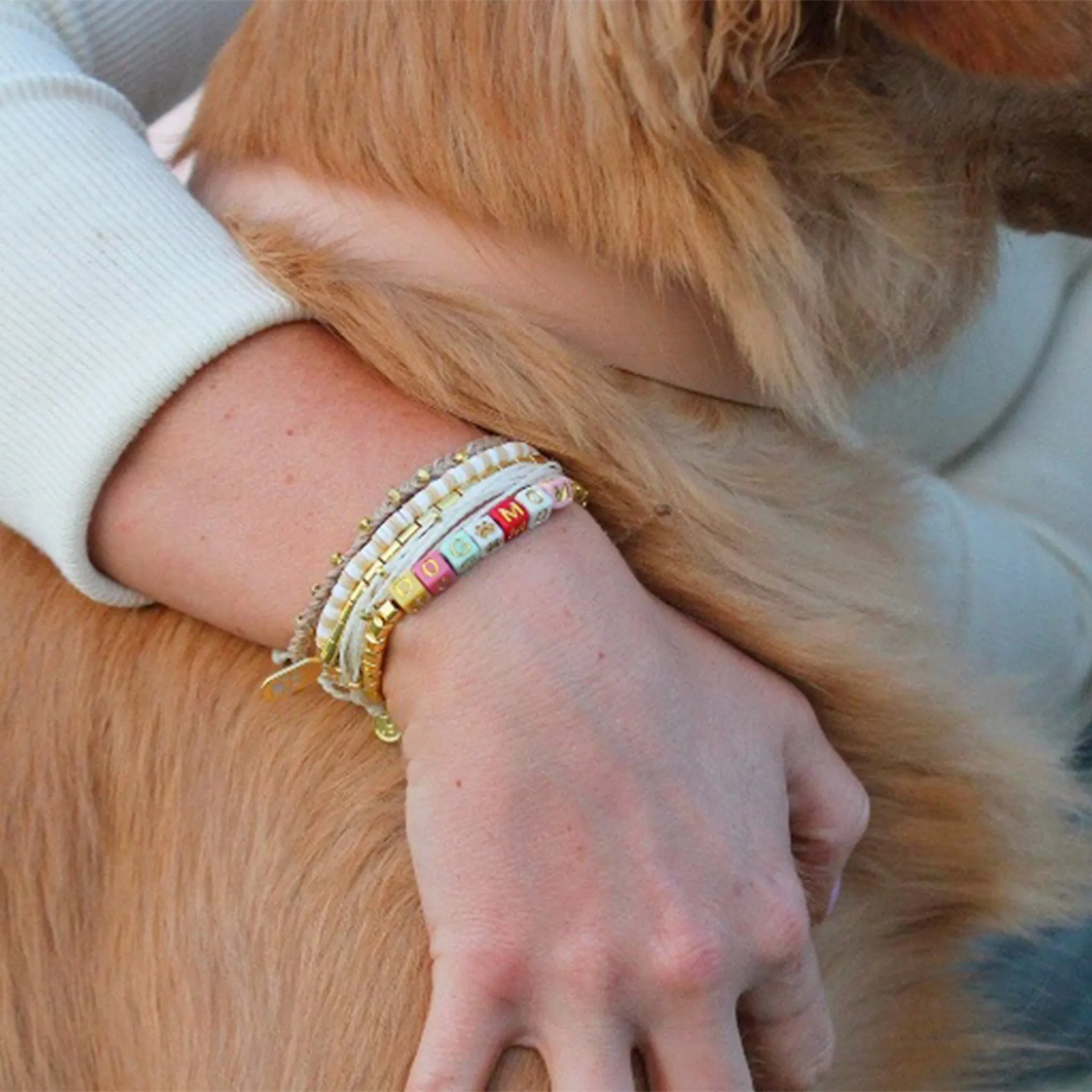 Puravida Bracelet Dog Mom Or