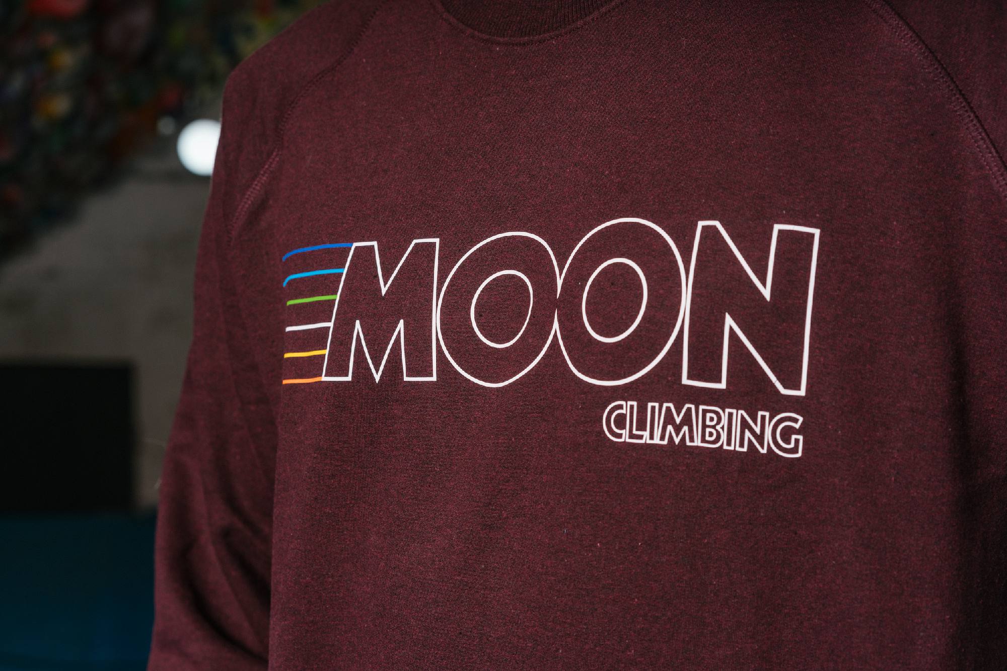 Moon Climbing Moon Crew Neck Sweat