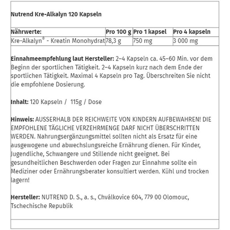 Nutrend Kre-Alkalyn
