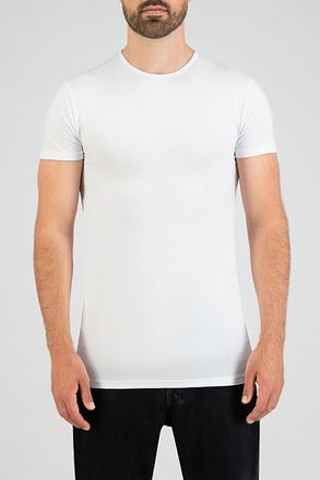 Slater 2-pack Stretch T-shirt Wit 6500 kopen