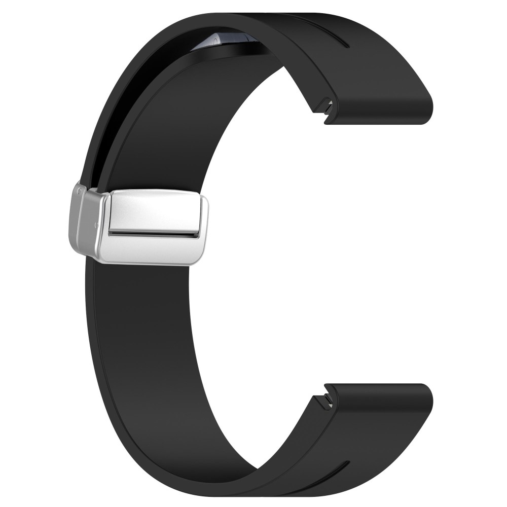 Samsung Gear S3 Frontier Silikon Armband mit Magnet-Verschluss (Gelenkumfang: 170-230mm) - Schwarz