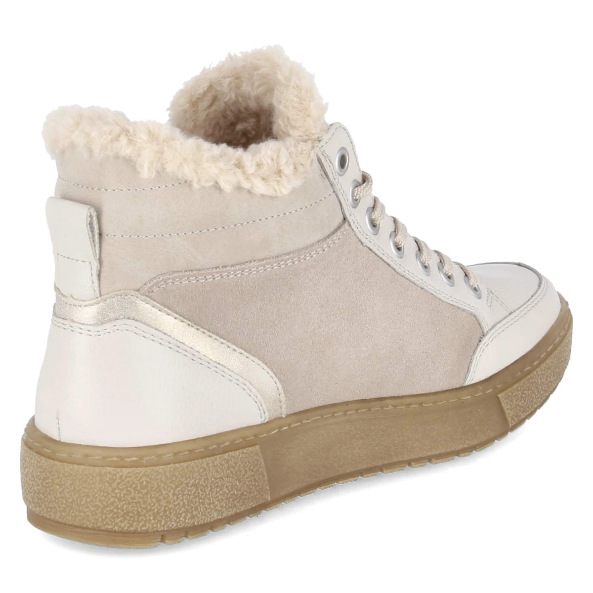 RemonteSchnürstiefeletten - weiss kombi