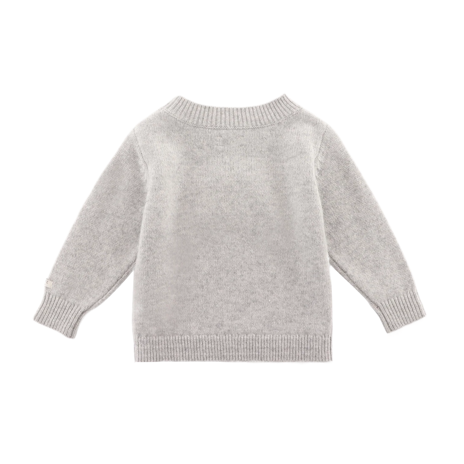 Denn Merino Wool Sweater | Lammy | Soft Grey Melange