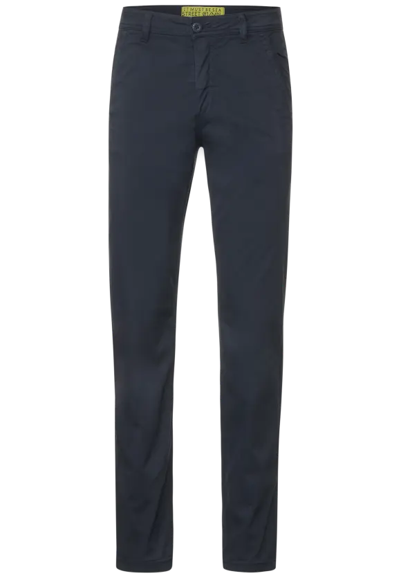 Regular Fit Chinohose - deep sea blue