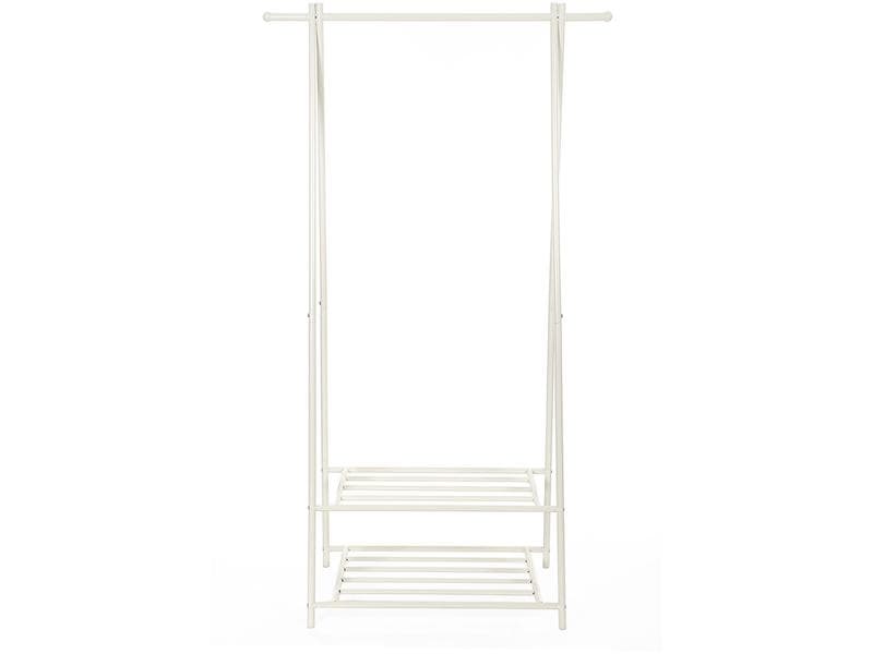 Songmics Garderobenständer 87.5 x 155 cm, Weiss Kleiderständer