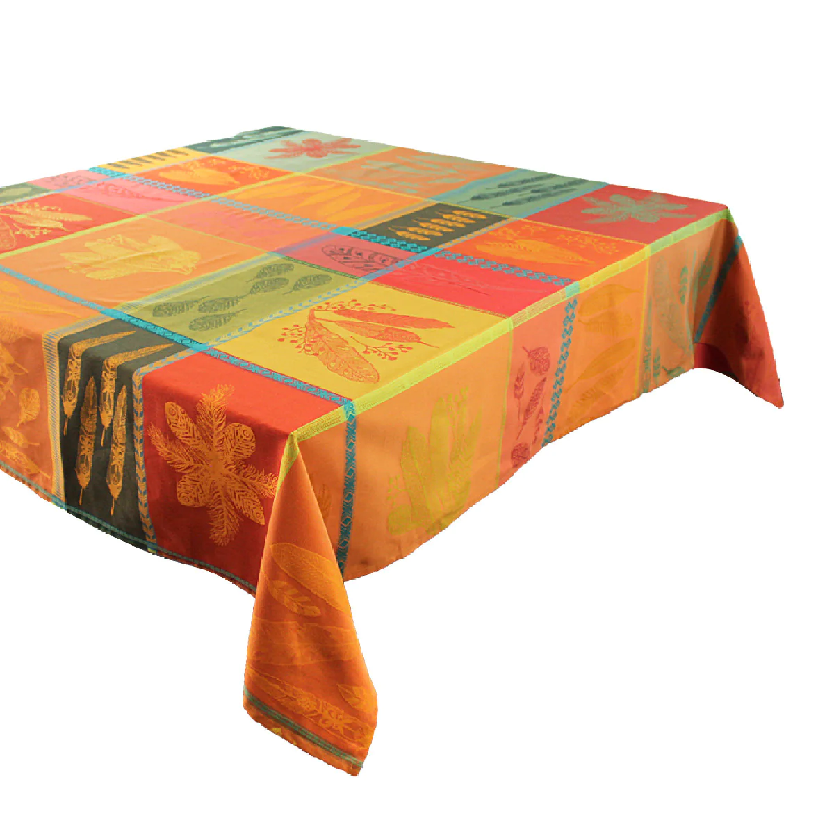 Nappe pur coton multicolore 180x250 Garnier Thiebaut