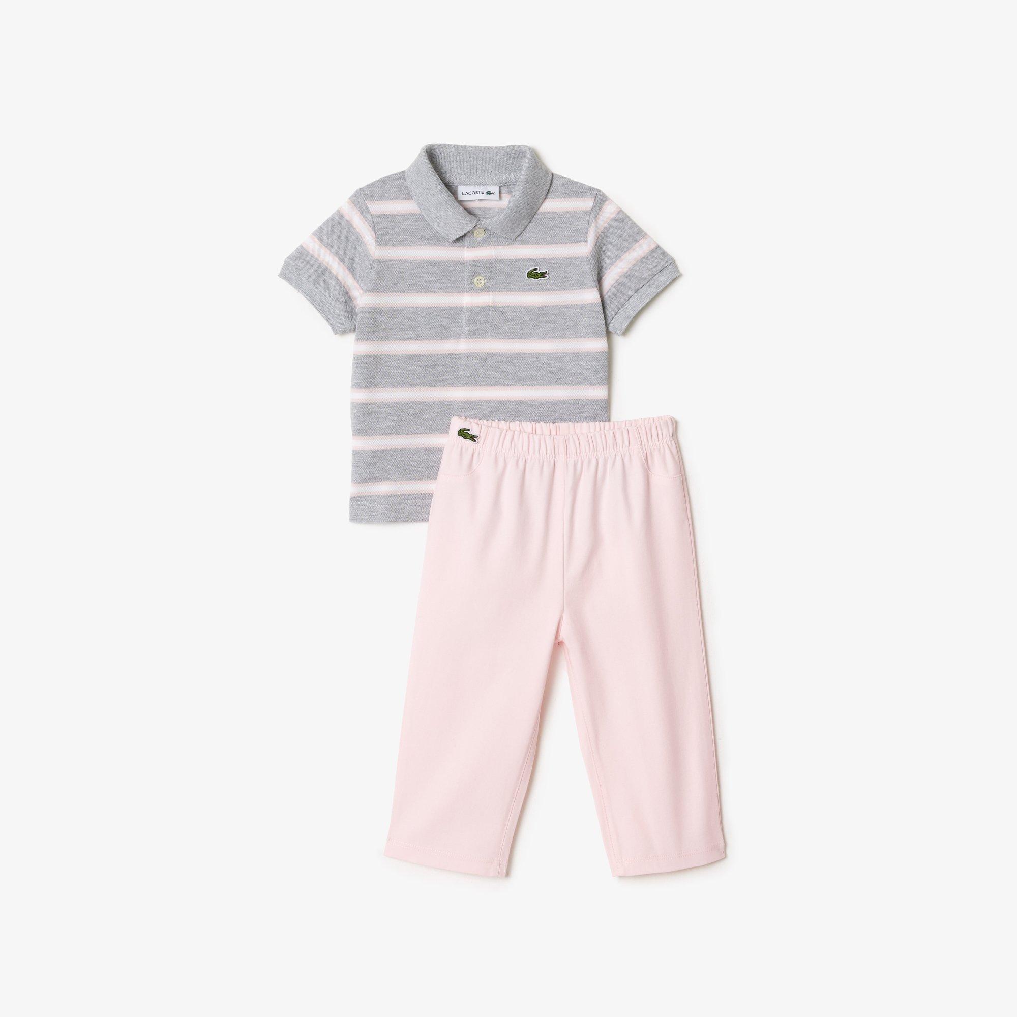 Lacoste Mini Pique Pyjama Set Babies