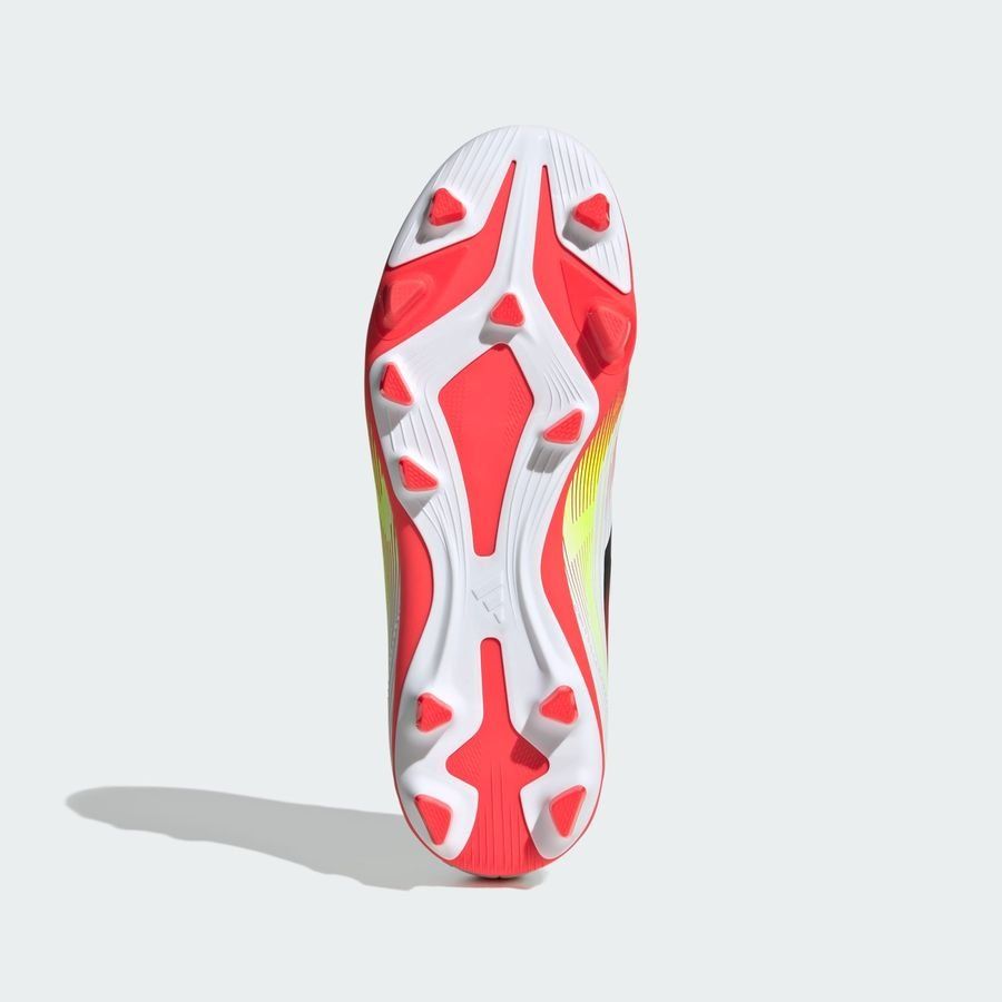 adidas F50 Club FxG Pure Victory - Blanc/Noir/Jaune Enfant