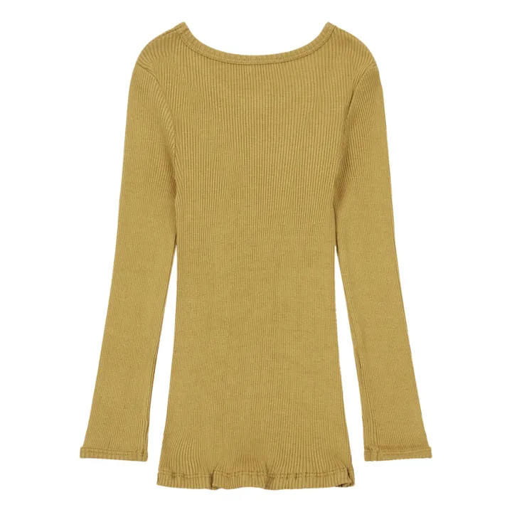 Minimalisma T-shirt Bergen Soie et Coton | Ocre