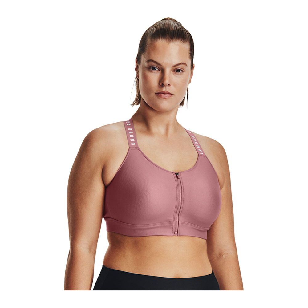 Under Armour UA INFINITY - Brassière Femme pink elixir/white