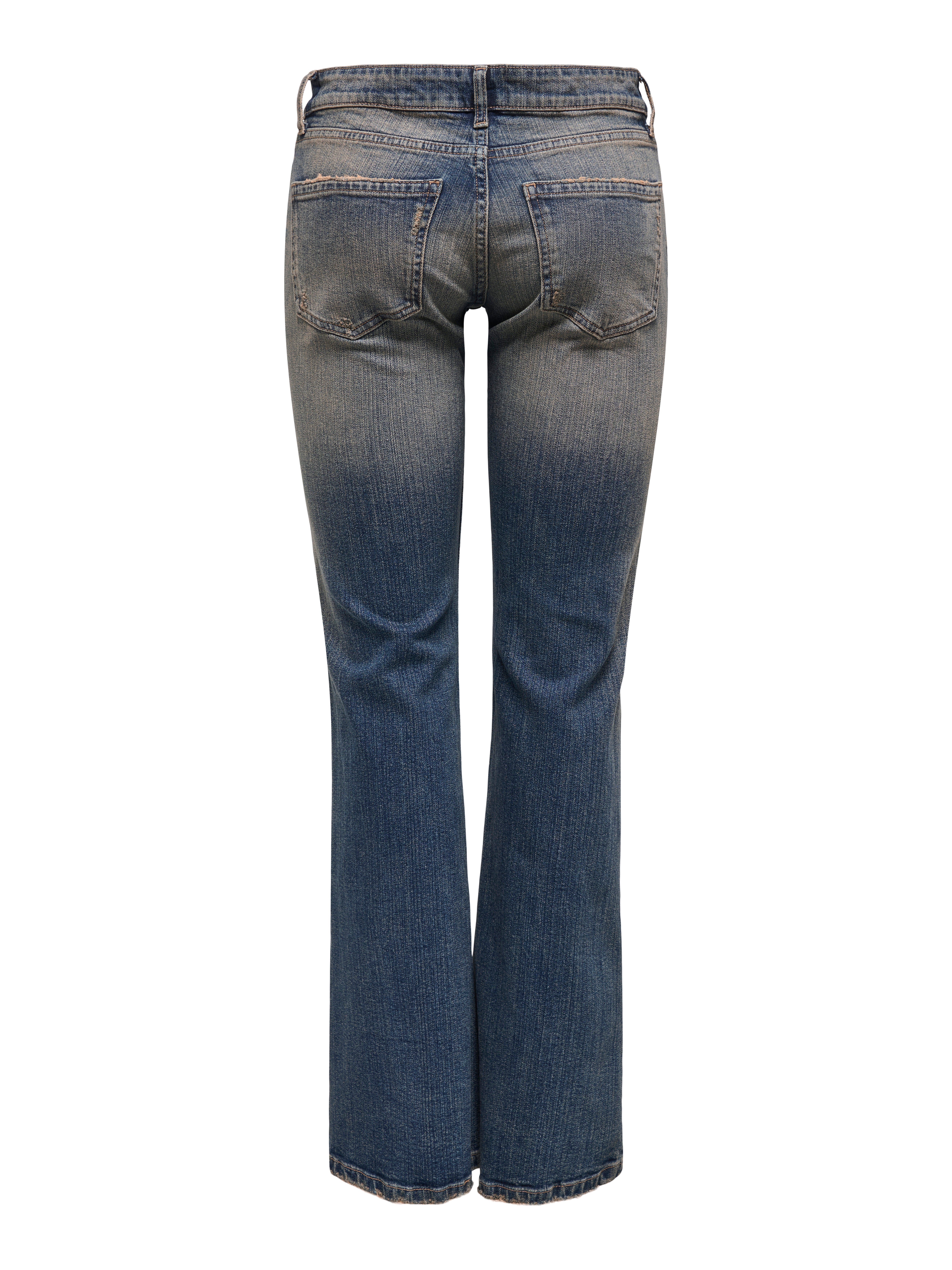 ONLBETHANY Niedrige Taille Ausgestellt Jeans Medium Blue Denim