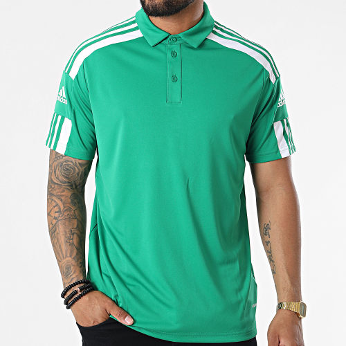 Polo Manches Courtes De Sport A Bandes GP6430 Vert