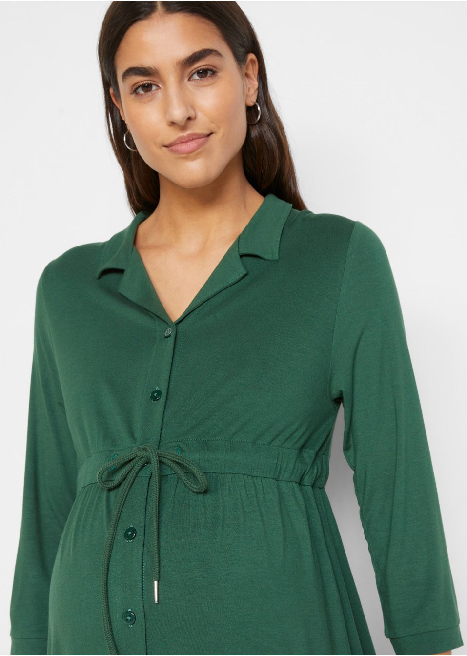 Robe de grossesse et d'allaitement avec col