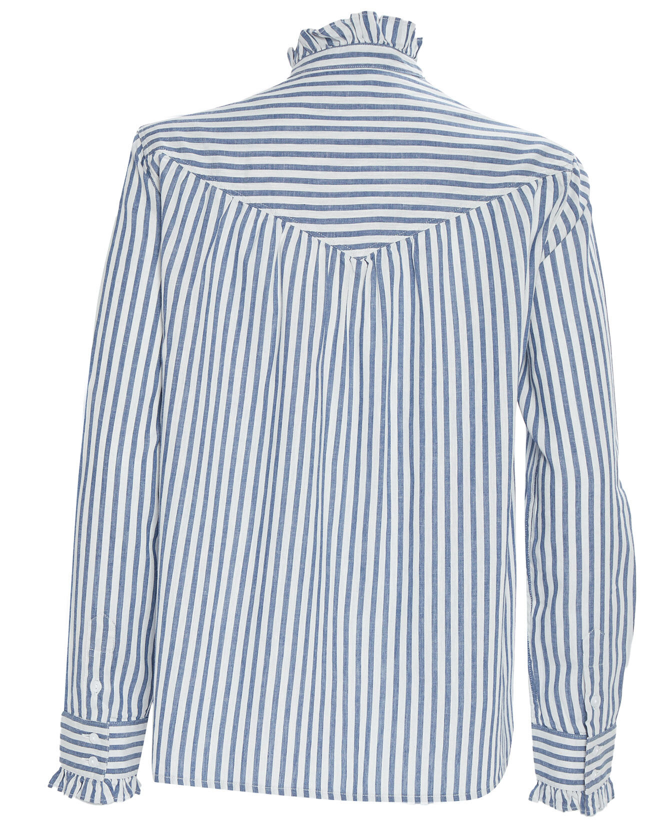 Acquaverde Chemise en Popeline Gaby rayée multicolore