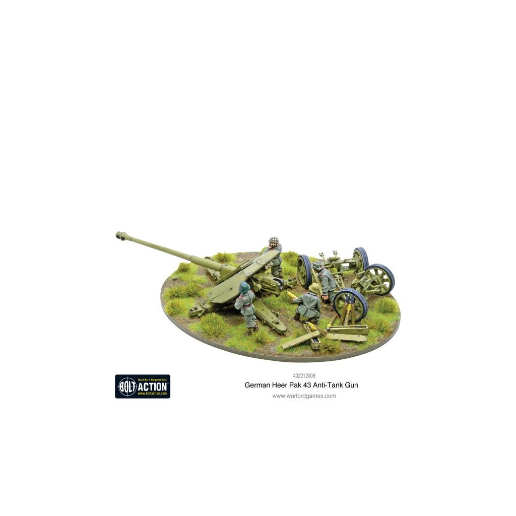 Bolt Action - German - German Heer Pak 43 Anti-Tank Gun