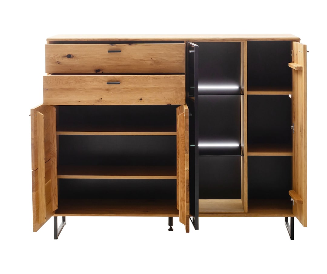 Highboard AREZZO Wildeiche 150 x 120 cm