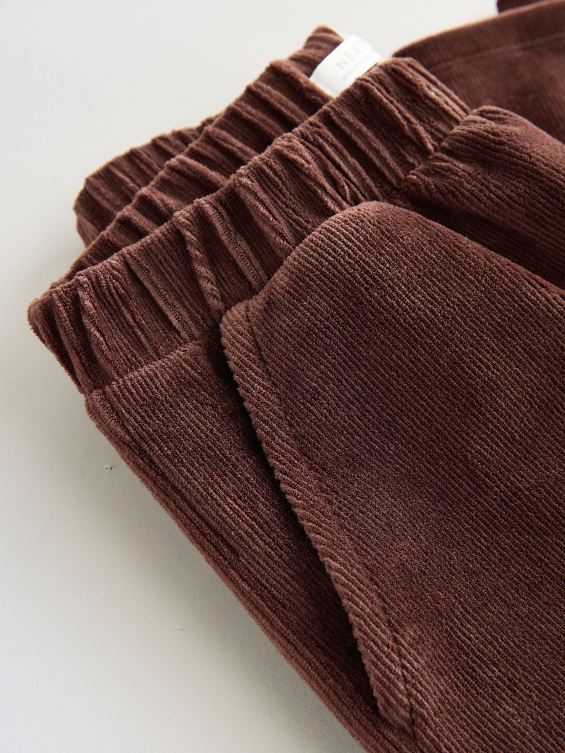 Chocoladebruin - Cord Wide Leg Trousers (3-16yrs)
