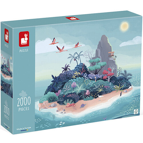 Janod puzzel mysterieus eiland - 2000st