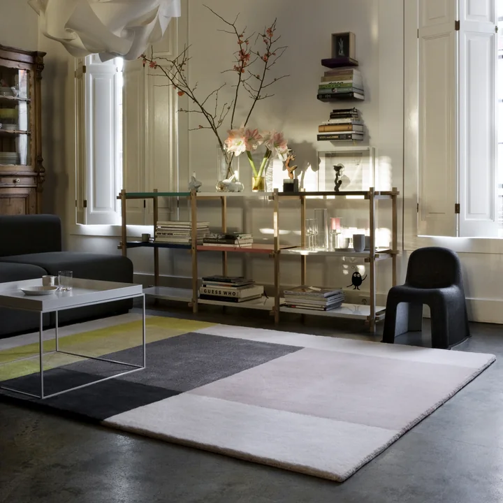 HAY - Colour Carpet 05, hell (graublau / rose / gelb)