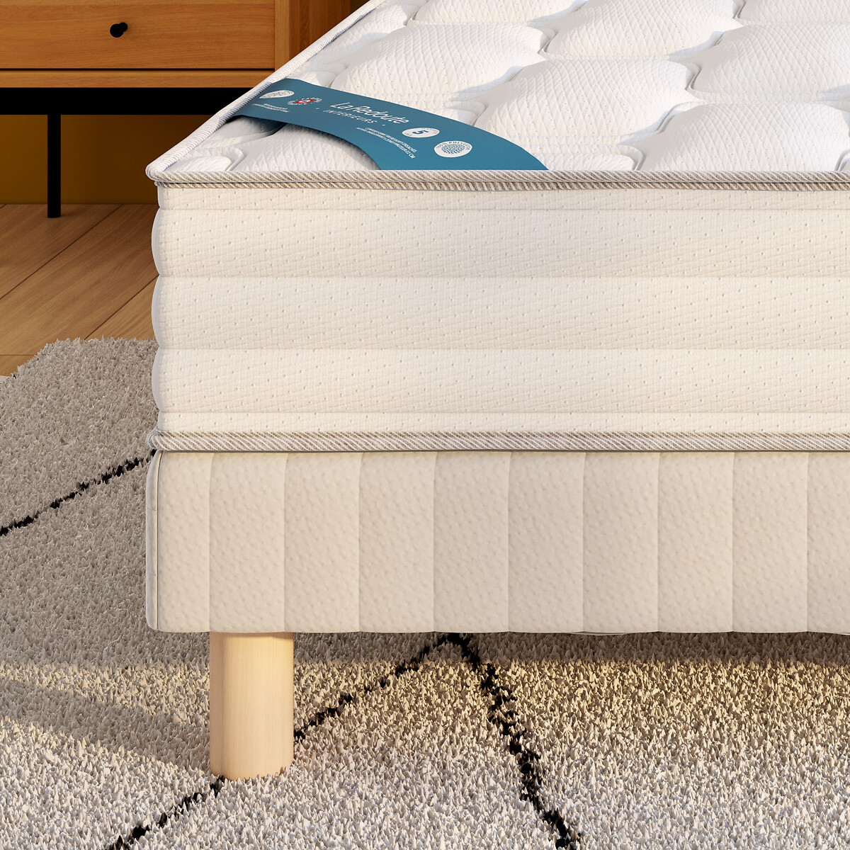LA REDOUTE INTERIEURS<br>Colchão 580 com molas ensacadas e espuma viscoelástica