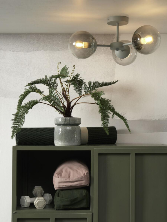 It's about Romi Aspen 3 plafondlamp Ø54 wit