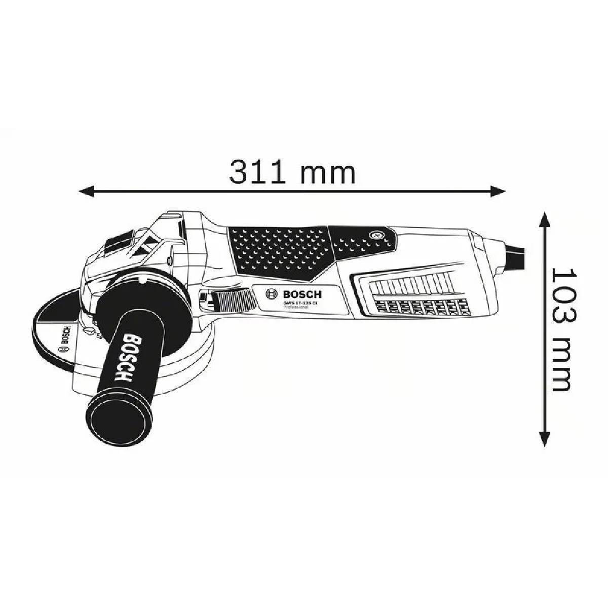 Bosch GWS 19-125 CIST