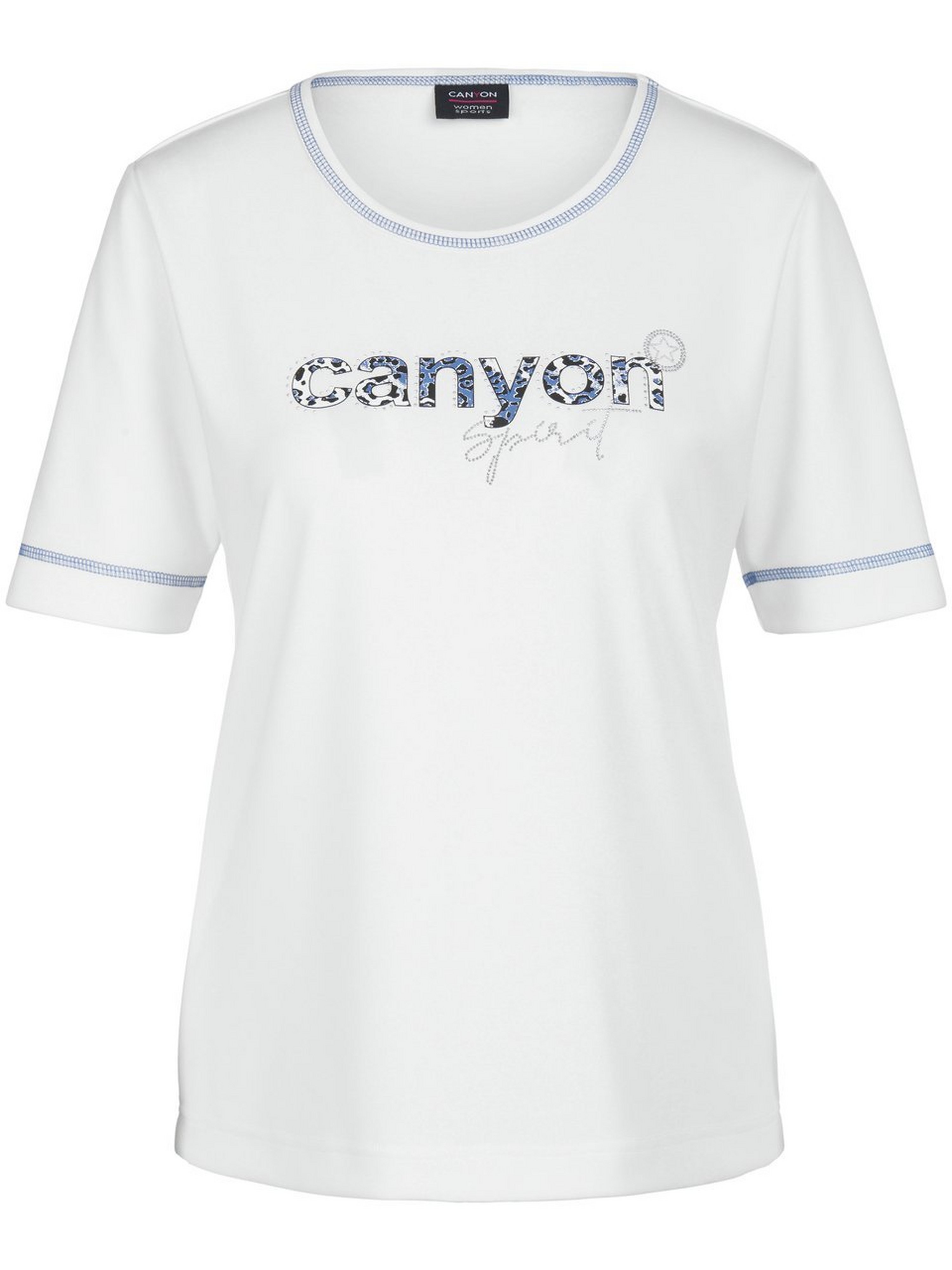 Rundhals-Shirt mit 1/2-Arm