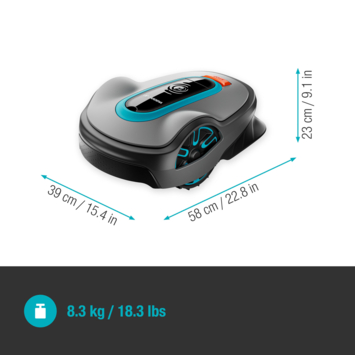 Gardena robotmaaier smart SILENO life 750 m² - 21cm