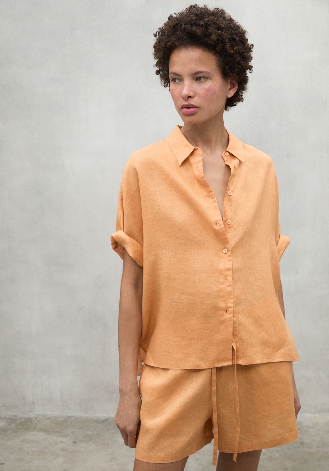 Ecoalf Hemdbluse Melania Shirt Bright Sunset