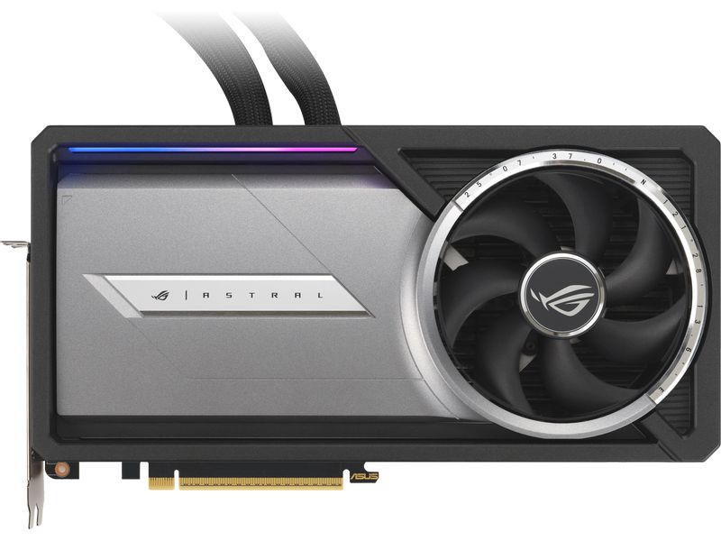 ASUS ROG Grafikkarte ROG Astral LC GeForce RTX 5090 OC Edit Gaming Grafikkarte mit All-in-One-Flüssig-CPU-Wasserkühlung
