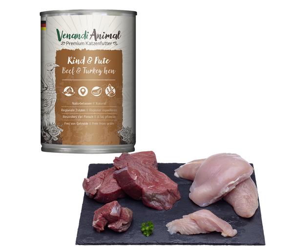 Venandi Animal Nassfutter für Katzen Adult,