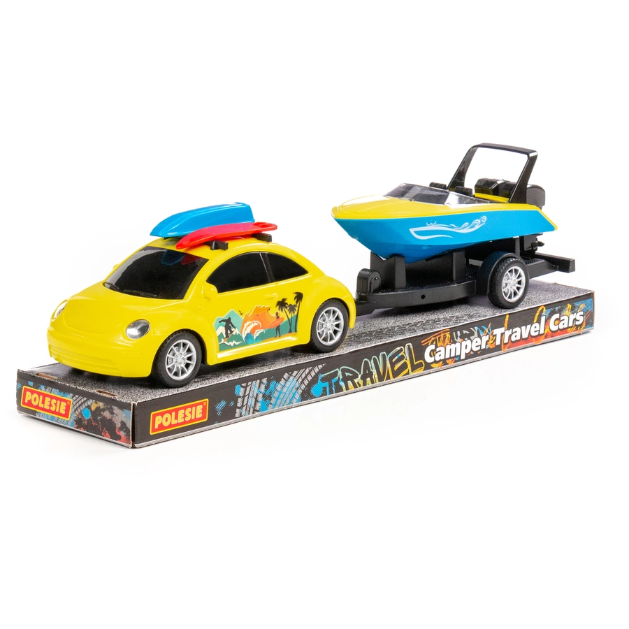POLESIE® PKW Tour mit Speedboot, Tray