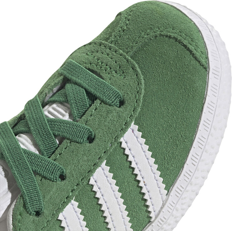 adidas Originals GAZELLE CF EL I Green/ftwwht/gold