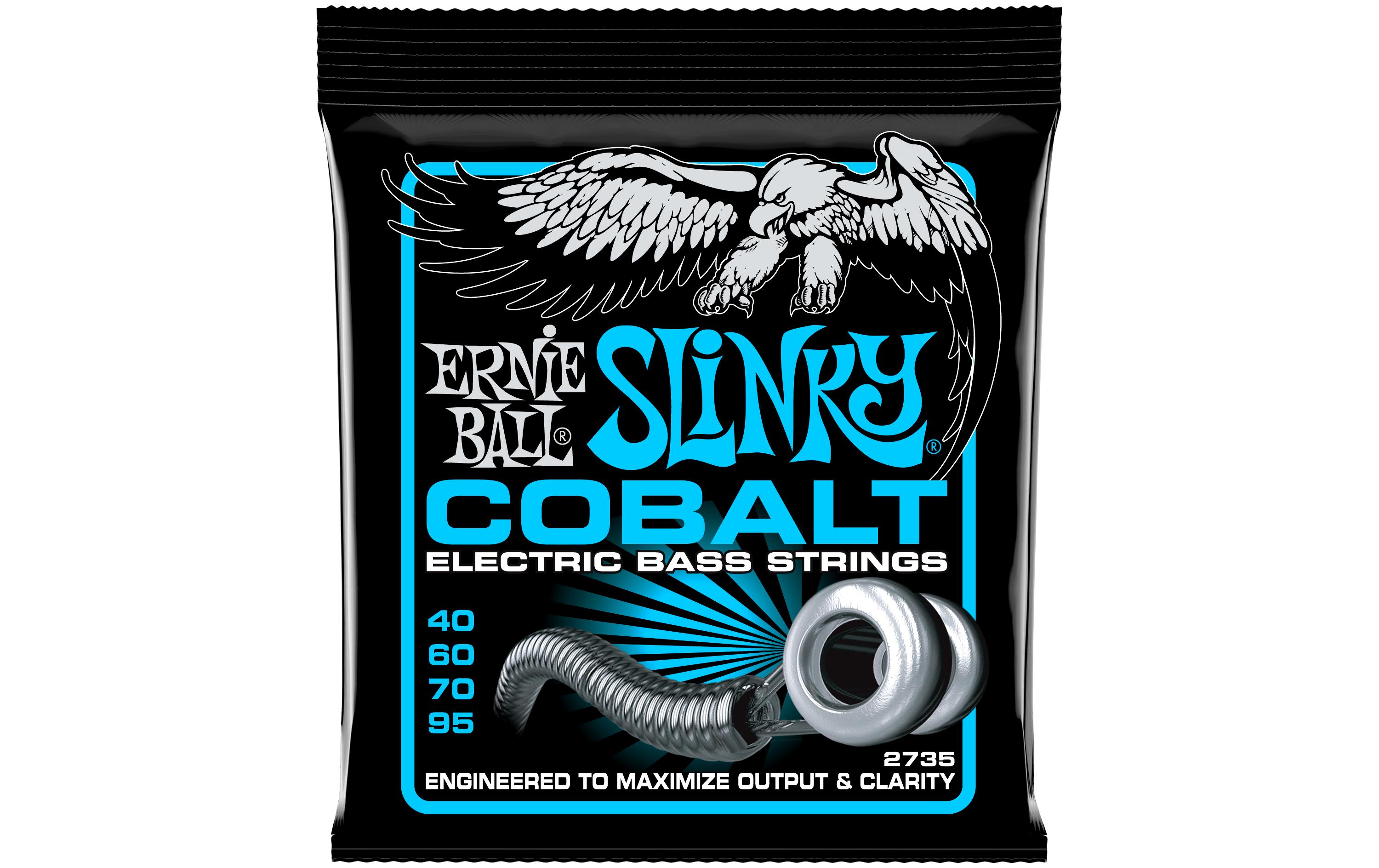 Basssaiten 2735 Slinky Cobalt – Extra 40-95Saitensatz für E-Bass
