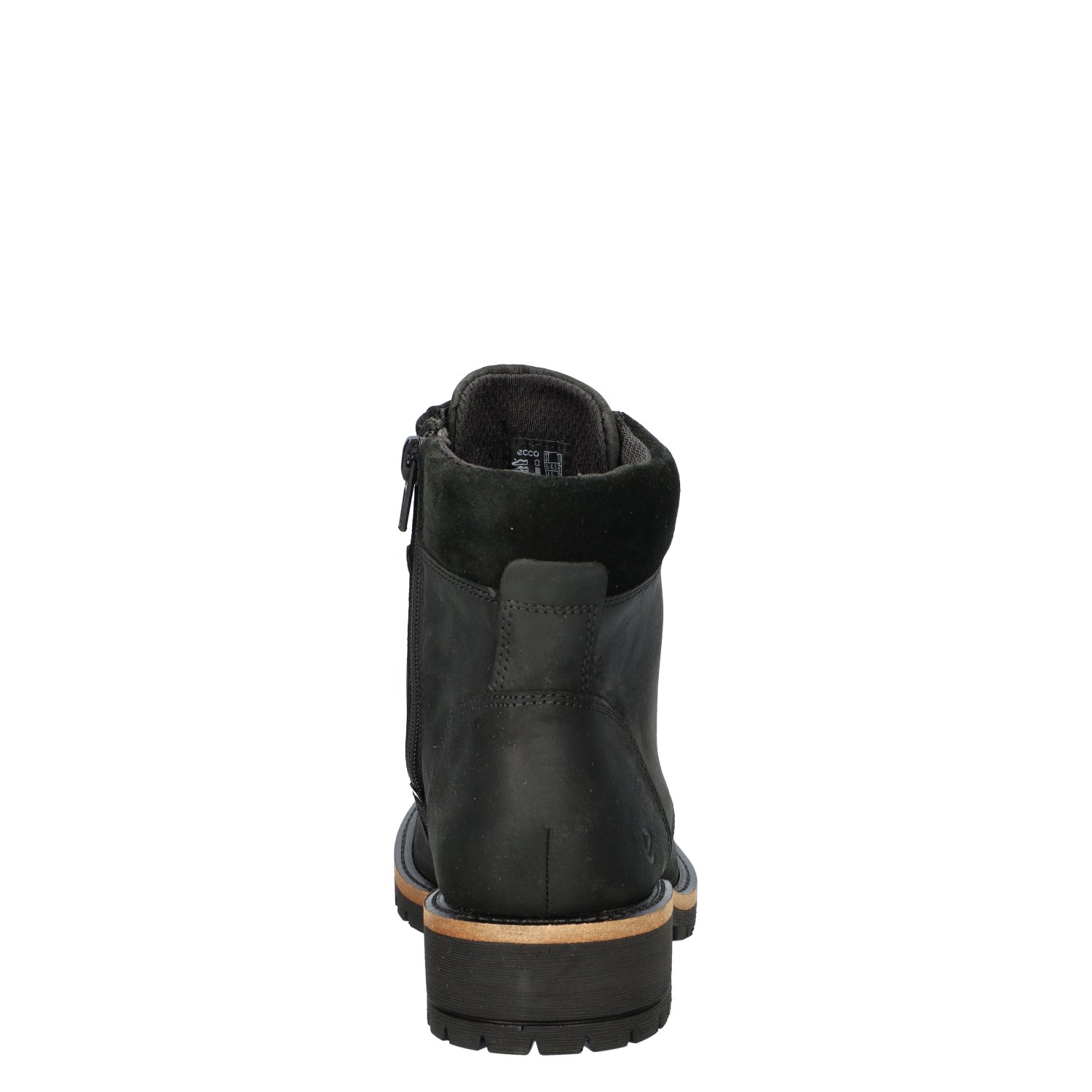 Elaina heren veterboot Ecco Zwart