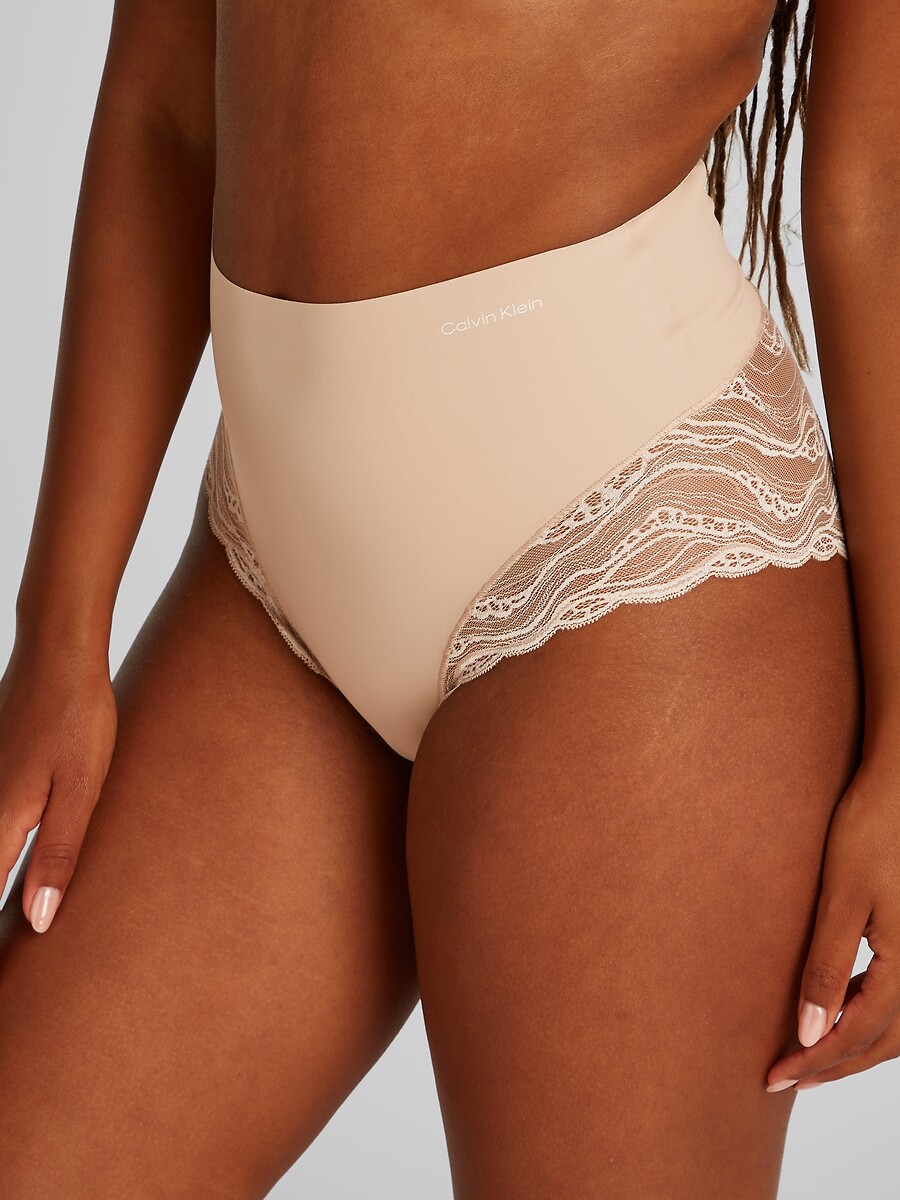 CALVIN KLEIN ROUPA ÍNTIMA<br>Camisola de tamanho grande, Renda Elástica Sensual