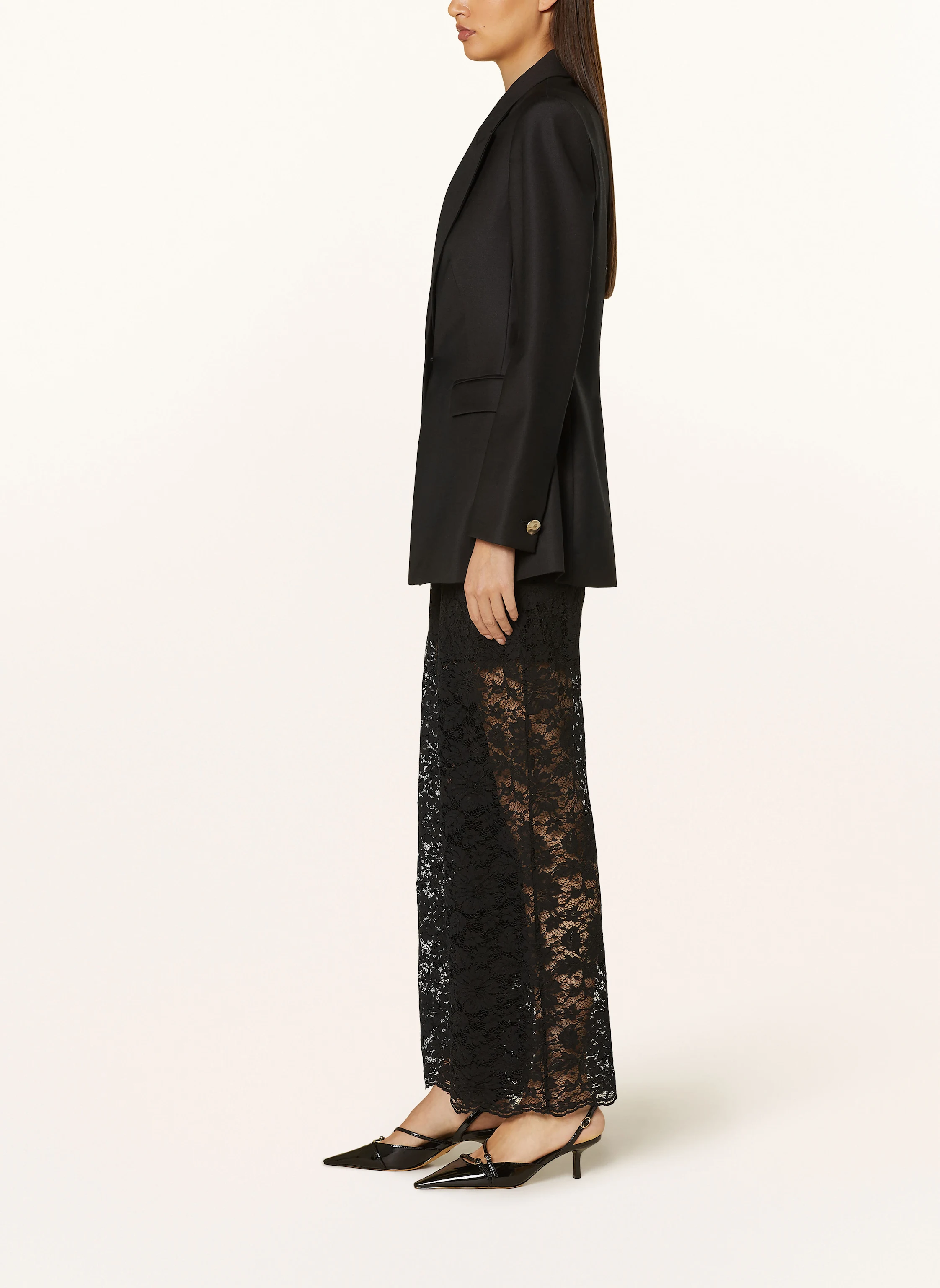 NEO NOIR Marlenehose LAMI aus Spitze