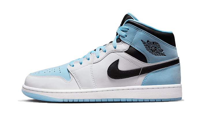 Air Jordan 1 Mid SE Ice Blue Black - 48h Delivery