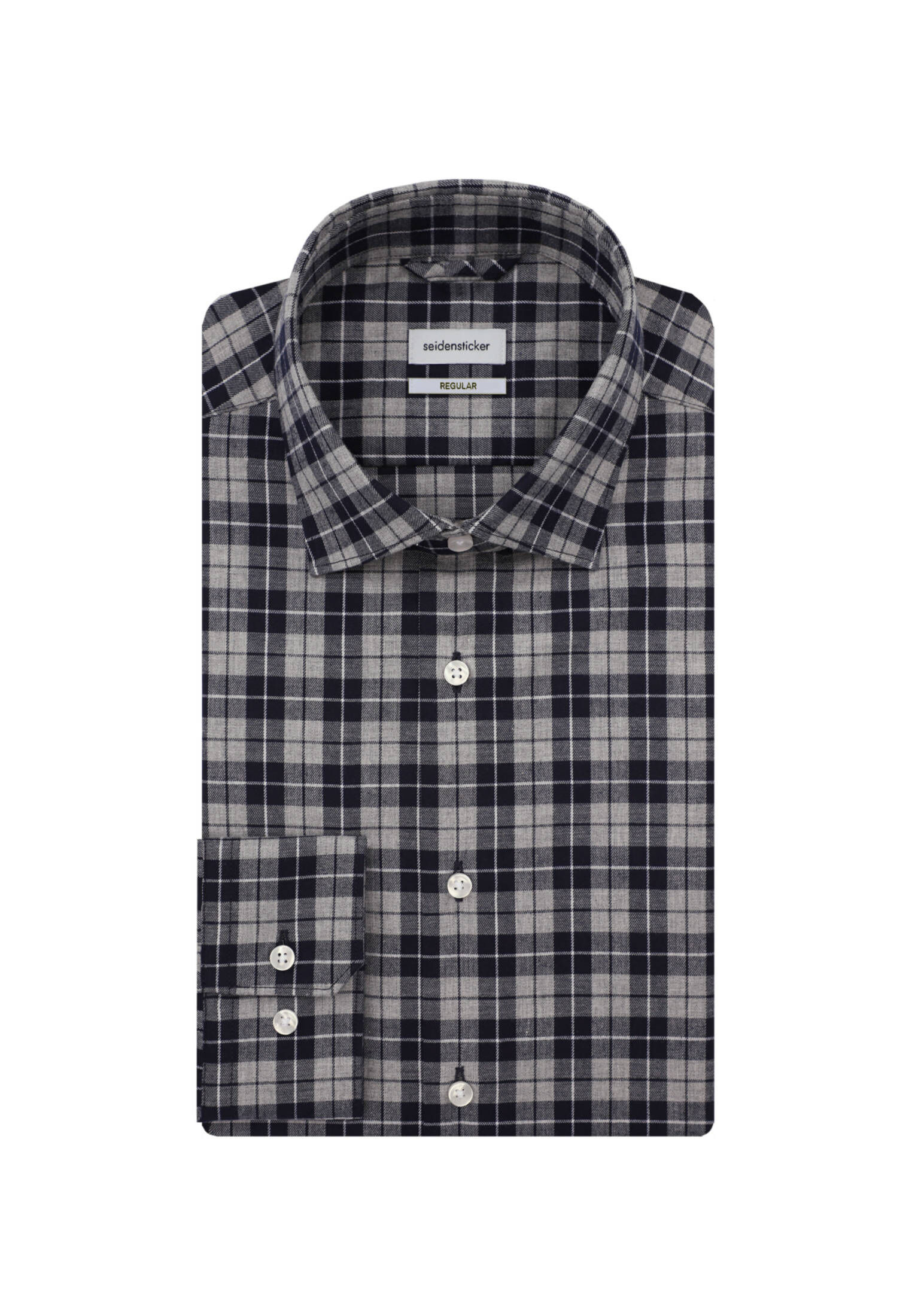 Seidensticker| Herren Flanellhemd Regular