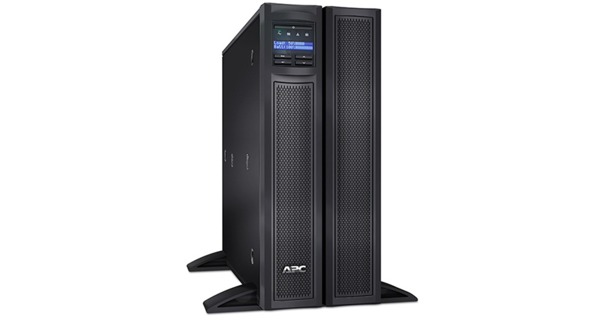 APCSmart-UPS X SMX3000HV Noodstroomvoeding ups  (Zwart, 3000VA, 8x C13, 2x C19 uitgang, USB, short depth)