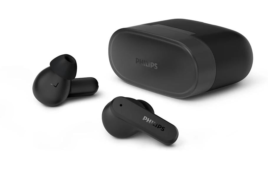 True Wireless In-Ear-Kopfhörer TAT2000BK/00 SchwarzTrue Wireless In-Ear-Kopfhörer mit Bluetooth, Mikrofon und Ladecase