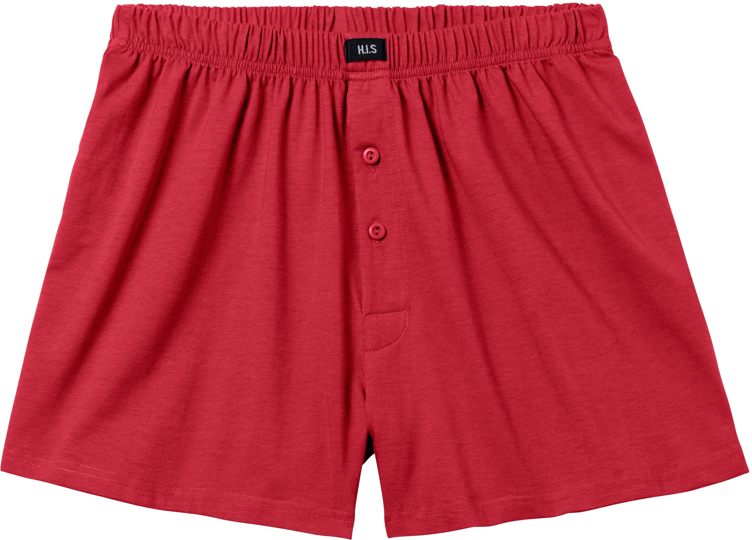 H.I.S Weiter Boxer in rot, blau, marine, khaki, grau-meliert