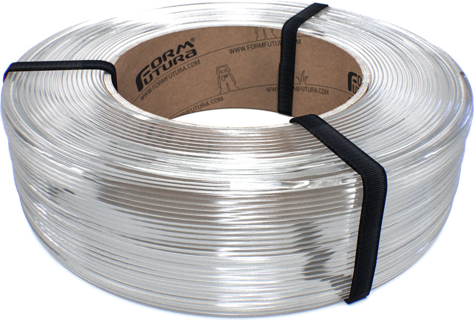 FormFutura  AthenaX ReFill Clear, 1,75 mm / 1000 g    High Performance PCTG Filament ohne Spule in Clear