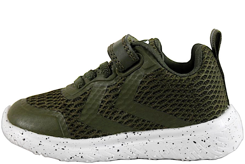 HUMMEL ACTUS TEX RECYCLED JR FRITIDSSKO I GRØNT TEKSTIL