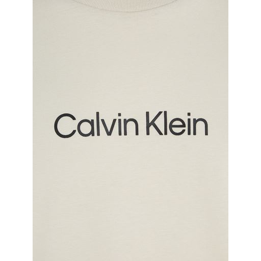 Calvin Klein Logo T-shirt, Stoney Beige, M