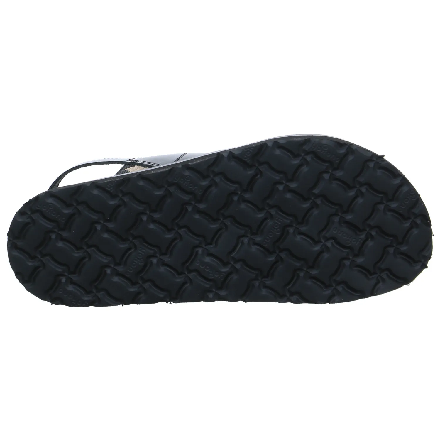 Bio-Sandalette Schwarz Textil