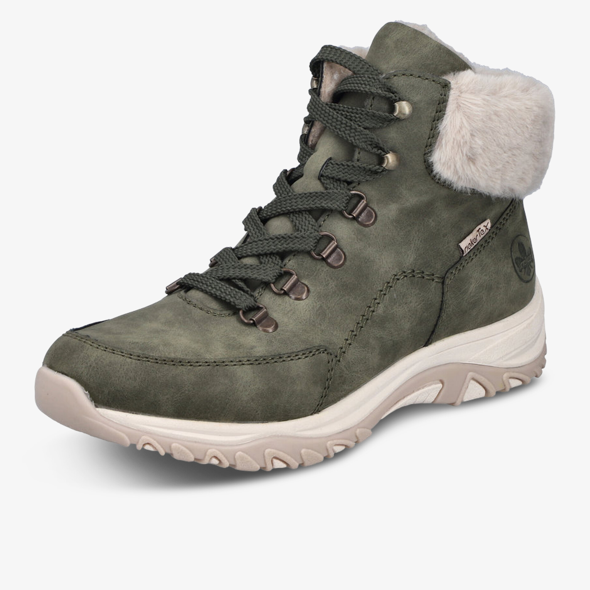 rieker Damen Winter Boots grün